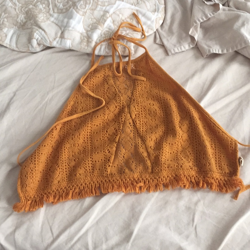Yellow Halter top
